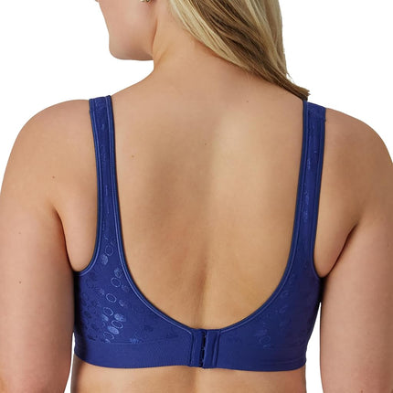 Bali Women's Wireless, Comfort Revolution Full-Coverage Wirefree Bra, Opaque, in The Navy, M
