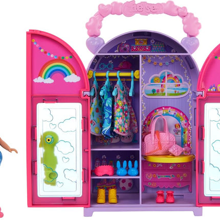 Barbie Chelsea Doll & Fashion Closet Playset, New 