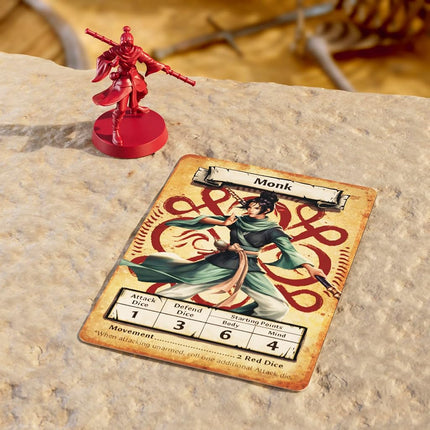 Hasbro Gaming HeroQuest Hero Collection Path of The Wandering Monk Figures | Includes 2 Detailed Miniatures | Requires HeroQuest Game System to Play (Sold Separately) | Ages 14 and Up