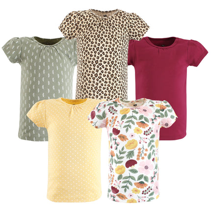 Hudson Baby Unisex Baby Short Sleeve T-Shirts, Fal