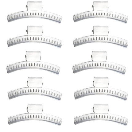 Hair Clips - Set of 10 - Aluminum 3.5 Butterfly Wave Setting Clips for Finger and Marcel Wave Hairstyles