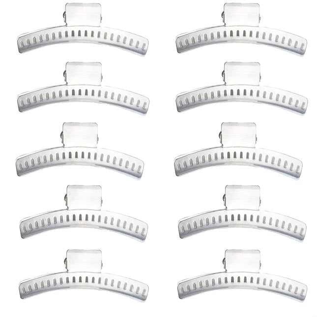 Hair Clips - Set of 10 - Aluminum 3.5 Butterfly Wave Setting Clips for Finger and Marcel Wave Hairstyles