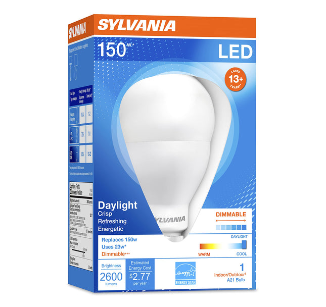 SYLVANIA 79735 LED A21 Bulb, 5000