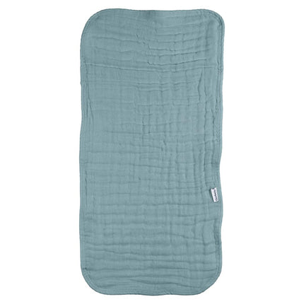 Gerber Baby Unisex Muslin Burp Cloths 6-Pack, Teal, Large Size 20" x 10"