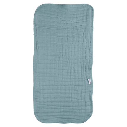 Gerber Baby Unisex Muslin Burp Cloths 6-Pack, Teal, Large Size 20" x 10"