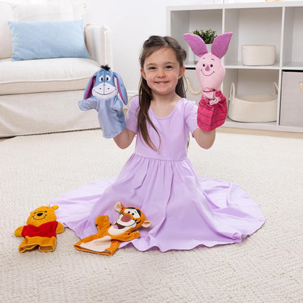 Melissa & Doug Winnie The Pooh Soft & Cuddly Hand Puppets Plush