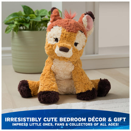 GUND Disney Peluche oficial de Bambi, Colección Disney Cozys, Juguetes de Bambi, Peluche de ciervo para mayores de 1 año, Marrón, 25.4 cm