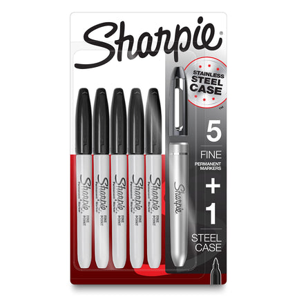 Sharpie Permanent Markers with Stainless Steel Mar