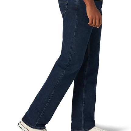Wrangler Authentics Men's Classic 5-Pocket Regular Fit Flex Jean, Midnight Flex, 44W x 28L