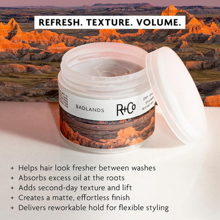 R+Co Badlands Dry Shampoo Paste, 62g