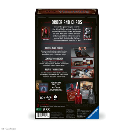 Ravensburger Star Wars Villainous Expandalone 2 Juego de Mesa y Cartas de Estrategia Familiar para Mayores de 10 Años