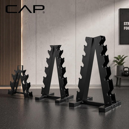 Cap Barbell A-Frame Dumbbell Weight Rack, Carbon