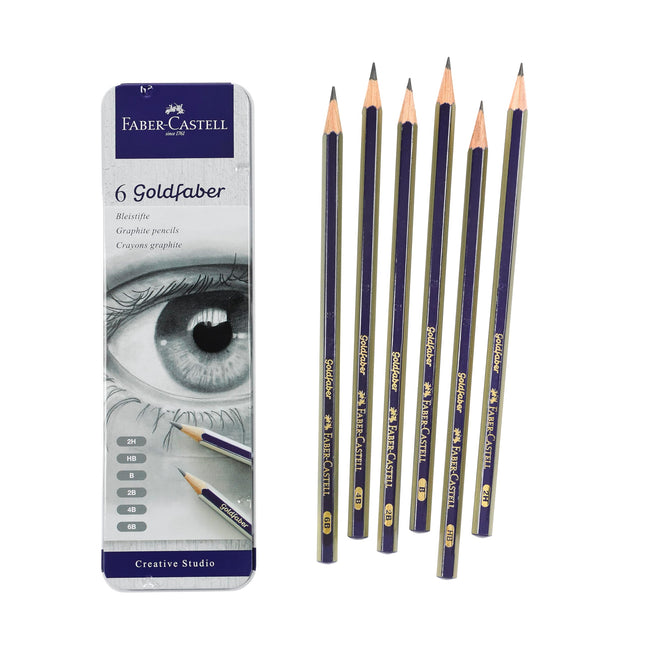Faber-Castell Graphite Sketch Pencil Set - 6 Graph