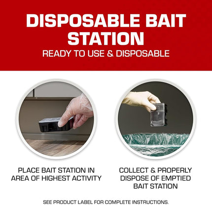 Tomcat 0370710 Tier 1 Disposable Mouse Bait Station
