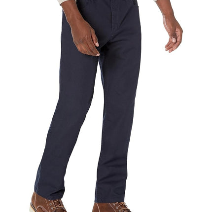 Pantalones casuales de ajuste regular Dickies para hombre, tela lona, color azul marino oscuro desgastado, 38W x 32L