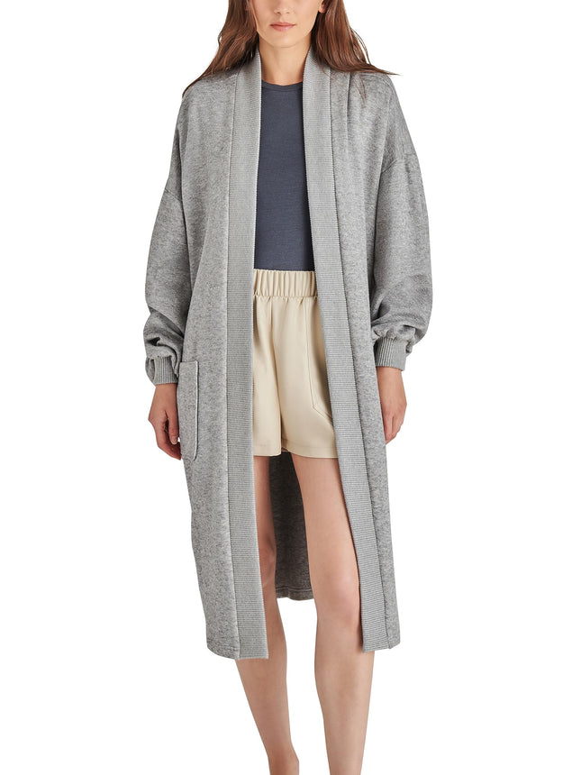 Steve Madden Women's Marla Coat, Heather Grey, XL