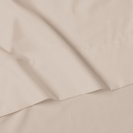 Elegant Comfort Coziest Bedding Set, All Around Elastic Fitted Sheet, Deep Pocket up to 16inch, Microfiber, Cream, Full