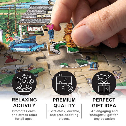 Baby Fanatics 82226 : Salutations de - Le puzzle Les parcs nationaux 550 pièces