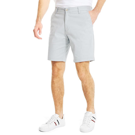 Nautica Men's Classic Fit Flat Front Stretch Solid