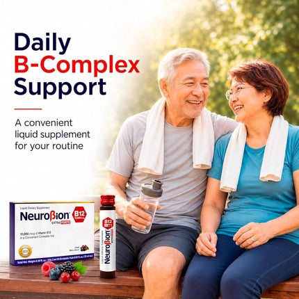 Neurobion Extra Forte B12 10,000 mcg Vials - Extreme Powerful B12-10 Vials per Box