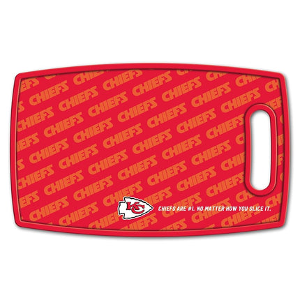 YouTheFan NFL Kansas City Chiefs Logo Series Tabla de Cortar