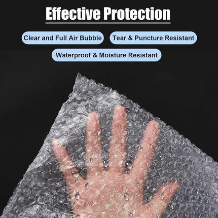 Dunzoom 10 Pack 28 * 39 Inch Extra Large Bubble Pouches Clear Bubble Pouch Wrap Bags for Packing Shockproof Cushioning Wrap Bag for Shipping Moving Fragile Dishes China Plates Painting Fragile Items