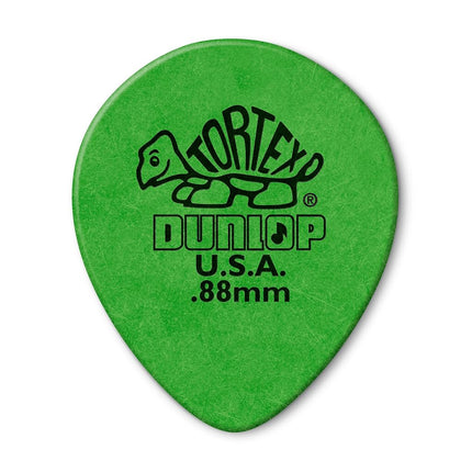 Dunlop 413R88 .88mm Tortex Tear Drop Picks, 72-Pac