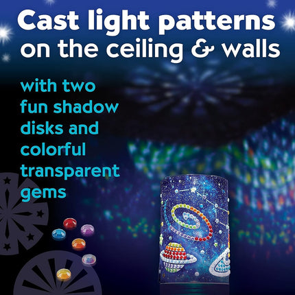 Creativity for Kids Big Gem Diamond Painting Light - Crea Tu Propia Luz Nocturna DIY, Kit de Manualidades con Diamantes para Niños de 6 a 8+ Años