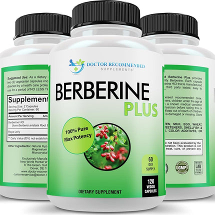 DOCTOR RECOMMENDED SUPPLEMENTS Berberine Plus 1200