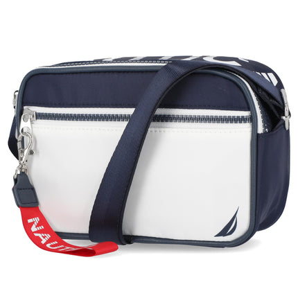 Nautica womens High Seas Camera Crossbody, Indigo/