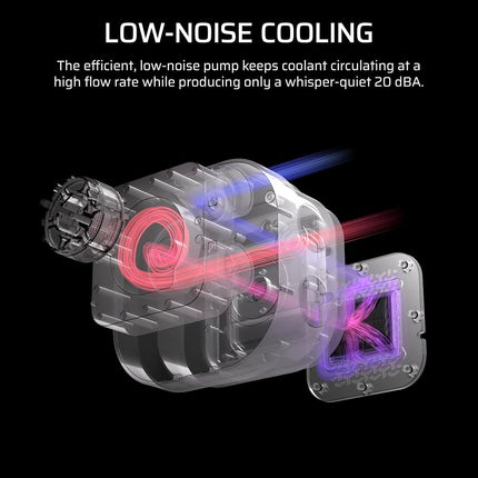 Corsair NAUTILUS 240 RS ARGB Liquid CPU Cooler – 240mm AIO – Low-Noise – Direct Motherboard Connection – Daisy-Chain – Intel LGA 1851/1700, AMD AM5/AM4 – 2x RS120 ARGB Fans Included – White