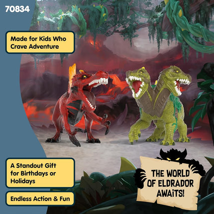 Schleich Eldrador - 2Pc Bundle: Lava Vs. Jungle - Kids Ages 7+ | 70834