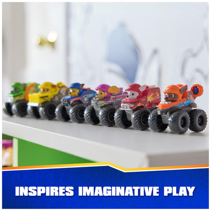 Patrulla Canina: Rescue Wheels, set de regalo de 6 vehículos de juguete Pup Squad Racers, juguetes para niños y niñas de 3 años en adelante