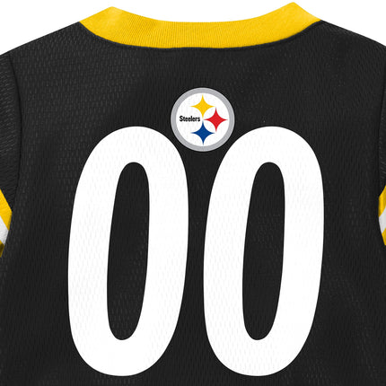 Body de camiseta del equipo Pittsburgh Steelers de la NFL de Gerber, negro/dorado/blanco Pittsburgh Steelers, 0-3 meses (138781160STE03M-001)