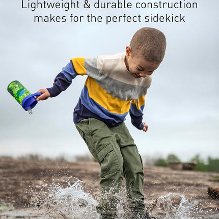 CamelBak eddy+ 14oz Kids Water Bottle with Tritan Renew – Straw Top, Leak-Proof When Closed, Airplane Bandits