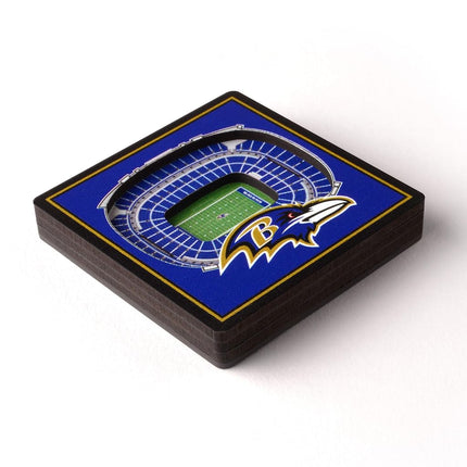 YouTheFan NFL Baltimore Ravens 3D StadiumView Magnets - M&T Bank Stadium