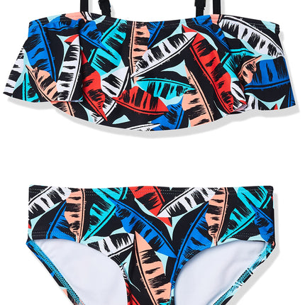Kanu Surf Girls' Karlie Flounce Bikini Beach Sport