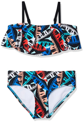 Kanu Surf Girls' Karlie Flounce Bikini Beach Sport