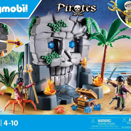 Playmobil 71531 Pirates: Skull Island, fantasy pirate world, fun imaginative role-play, playsets suitable for children ages 4+
