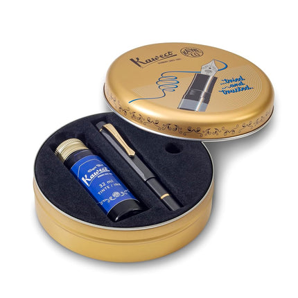 Kaweco PISTON SPORT AL Black/Gold Starter Set I Ni