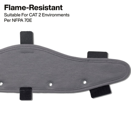 Klein Tools FRCLKHHSWTBND4 Flame-Resistant Cooling Hard Hat Sweat Band with 90-Minute Active Cooling Insert, Cat 2 Arc Flash, Adjustable Velcro Strap