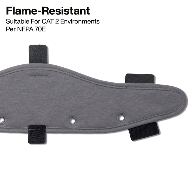 Klein Tools FRCLKHHSWTBND4 Flame-Resistant Cooling Hard Hat Sweat Band with 90-Minute Active Cooling Insert, Cat 2 Arc Flash, Adjustable Velcro Strap