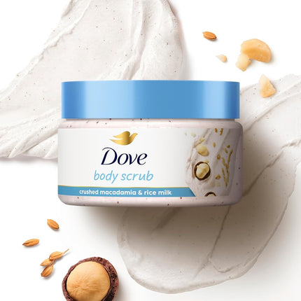 Dove Mixed Body Scub Trial Pack 3 Pack for Women for Visibly Silky-Smooth, Nourished Skin 3.5 oz