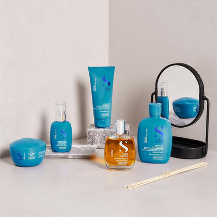 Alfaparf Milano Semi di Lino Curls Enhancing Conditioner - Reduces Frizz, Protects Against Humidity, Detangles - Nourishes with Manketti Oil - 33.8 oz