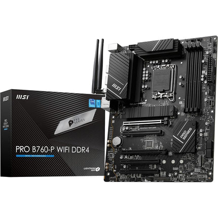 MSI PRO B760-P WIFI DDR4 Motherboard, ATX - Suppor