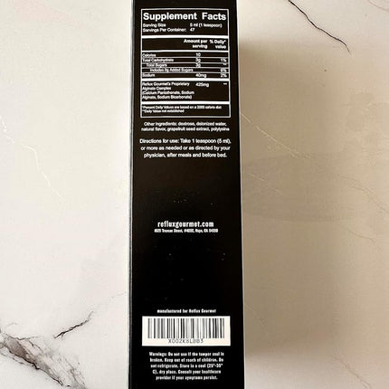 Reflux Gourmet - Alivio totalmente natural para la acidez estomacal y terapia para el reflujo ácido, proporciona alivio del reflujo - Suplemento natural para ERGE, LPR, considerado seguro para niños y mujeres embarazadas - Rescate de vainilla y caramelo