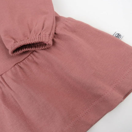 Lots et robes courts HonestBaby en coton 100 % biologique pour bébés garçons, bébés filles et tout-petits, unisexes, Rose cendré, 5T