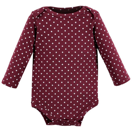 Hudson Baby mamelucos de algodón de manga larga unisex para bebé, Cream Fall, 0-3 meses