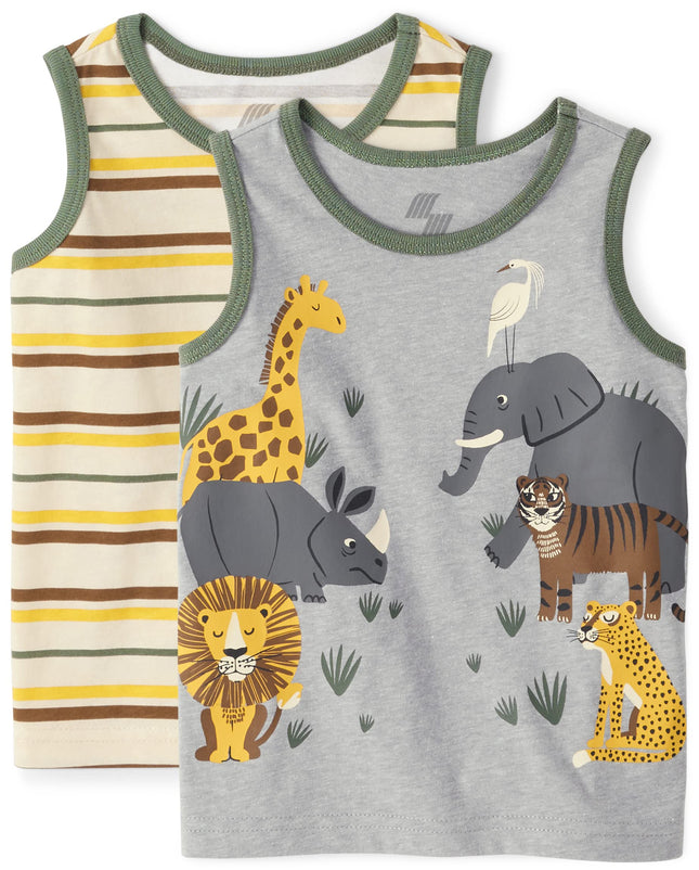 The Children's Place Toddler Boys Graphic Tank Top