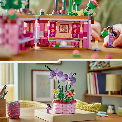 LEGO | Disney Encanto Isabela’s Flowerpot, Buildable Orchid Flower Toy for 9 Plus Year Old Kids, Girls & Boys, with Film Character Mini-Doll Figure, and Cactus, Fun Birthday Gift 43237